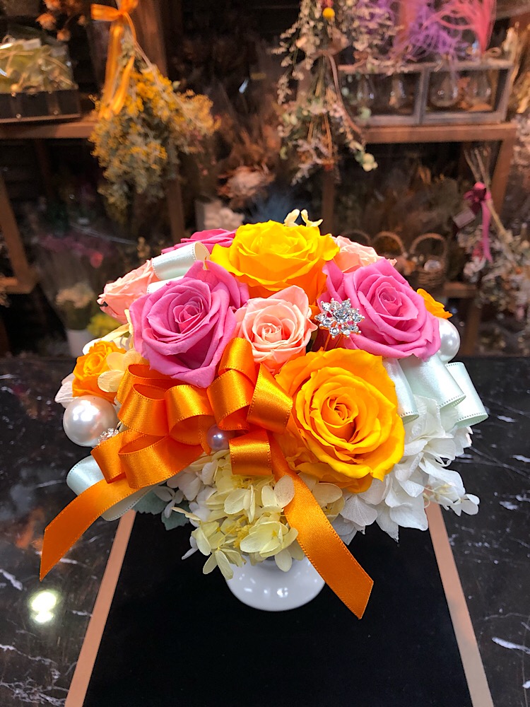 フラワーアレンジ 福島県須賀川市にある花屋 フラワーショップ花安